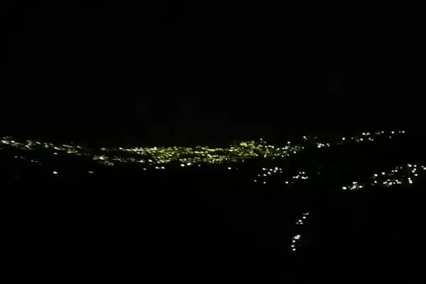 night view from Bijanbari